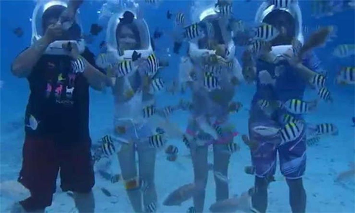 [보라카이]헬멧 다이빙 투어 