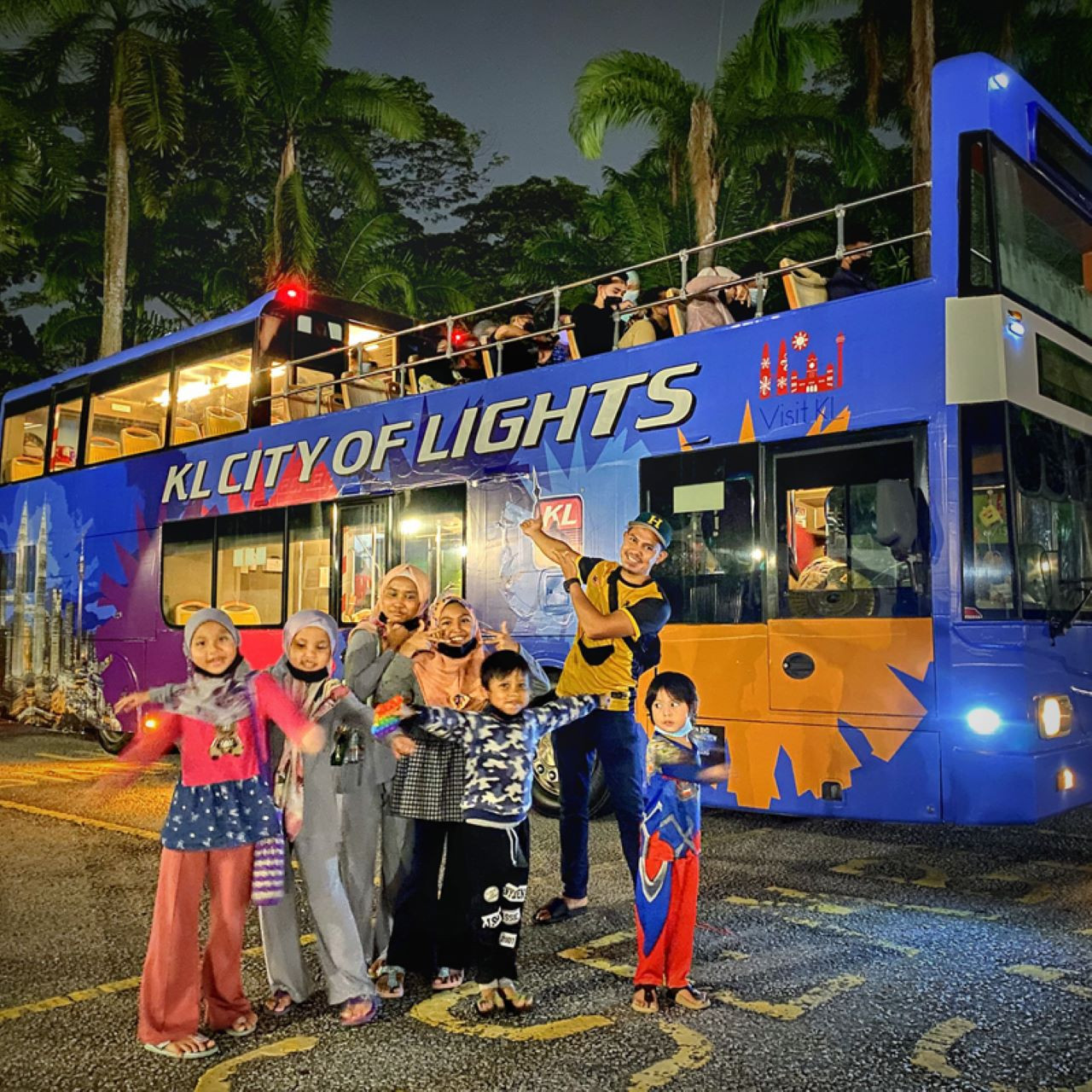 [쿠알라룸프르] 시티 오브 라이츠 2층 버스 나이트 투어